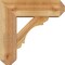 Ekena Millwork Olympic Craftsman Rough Sawn Bracket w/ Offset Brace, Western Red Cedar, 6"W x 16"D x 16"H BKT0604X16X16OLY04RWR - alternate 3